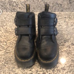 Dr Martens black booties